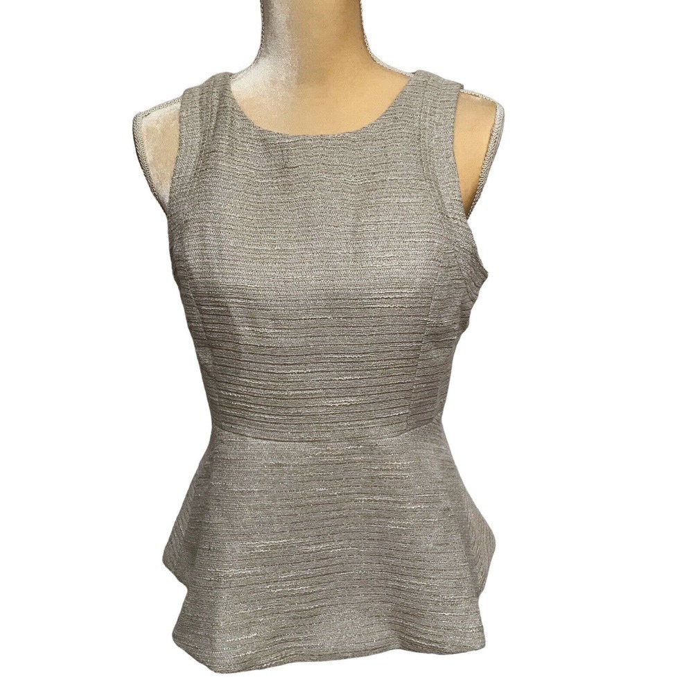 Banana Republic NWT Peplum Sleeveless Blouse 8P